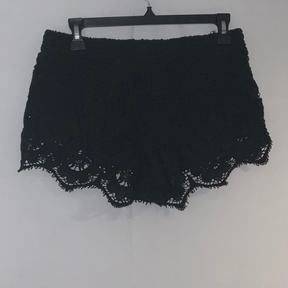 A small detailed black shorts from express.